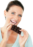 chocolate woman
